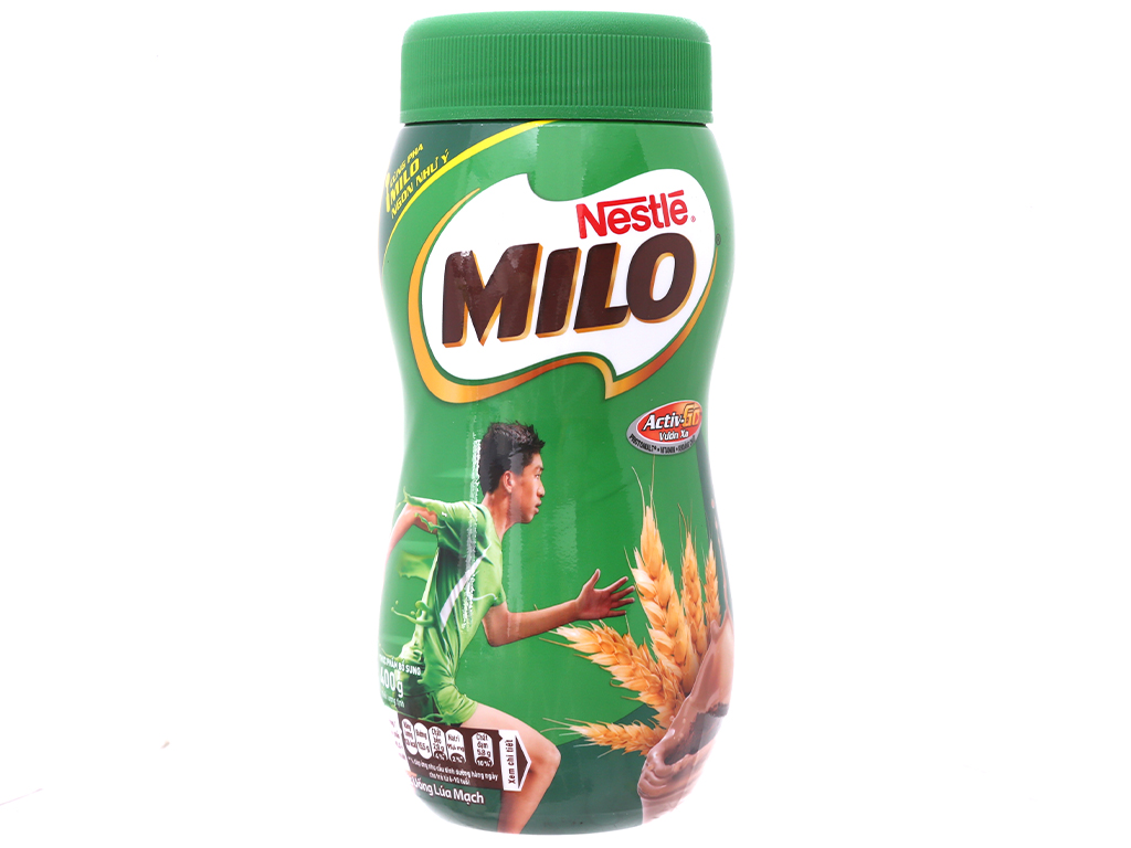 Thức uống bổ dưỡng lúa mạch Milo Active-Go​​​​​​​ Nestlé lọ 400g