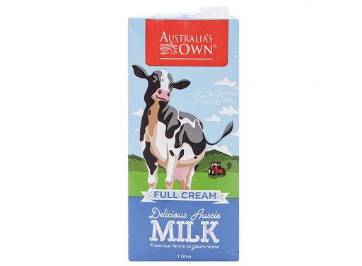 Sữa tươi tiệt trùng Úc Australia's Own nguyên kem Full Cream Delicious Aussie Milk hộp 1L